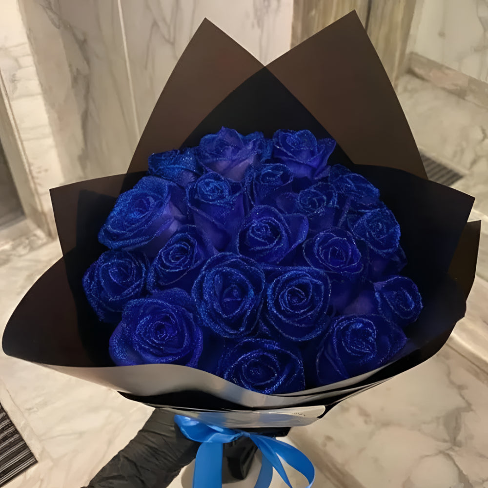 Rose Artificiali Decorative Bouquet Regalo Composizione Floreale