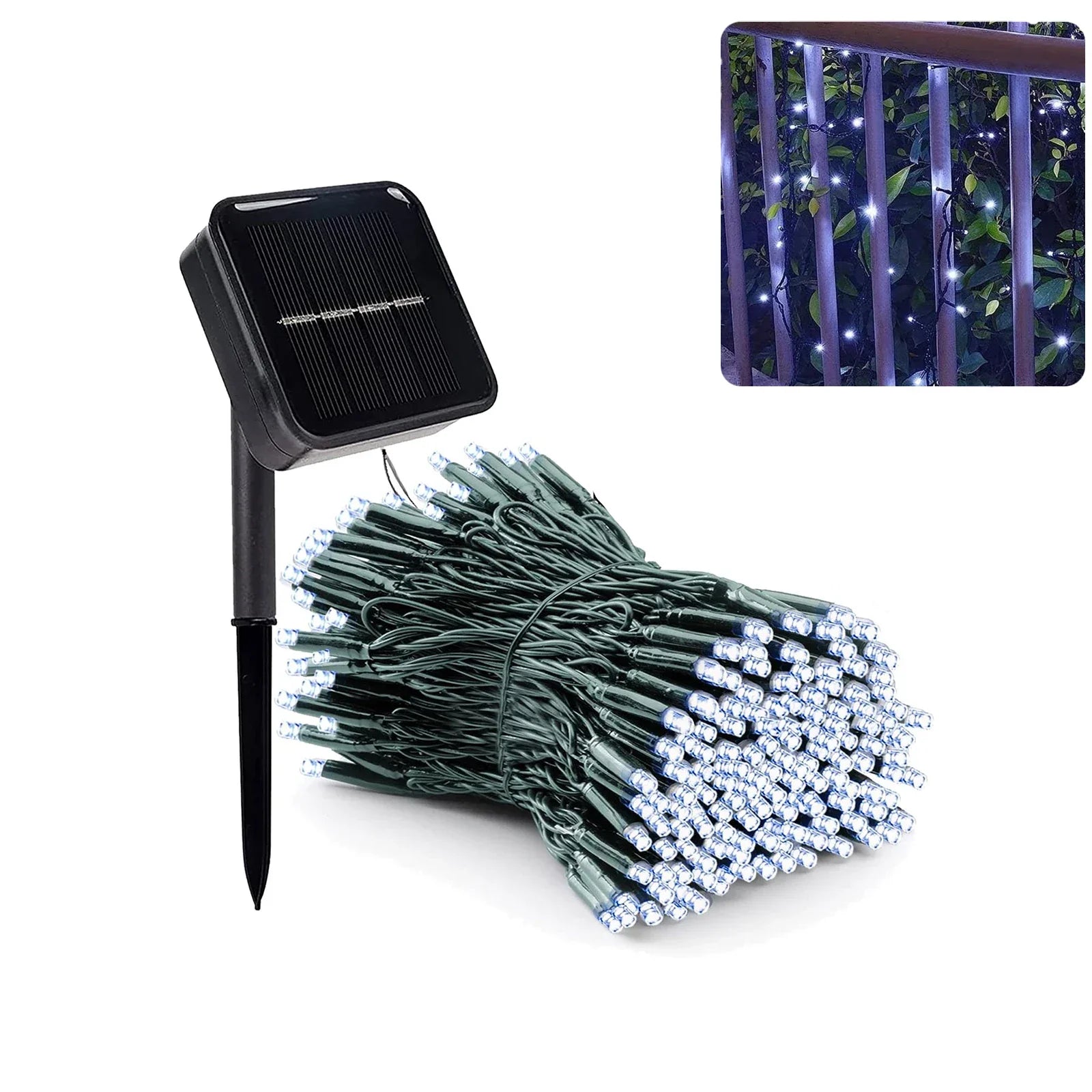 EcoGlow - Solar Energy Garland 300LED for Christmas