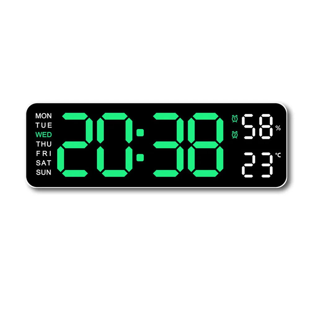 TimeGlow - Smart Digital Alarm Clock with Calendar, Temperature, and Humidity
