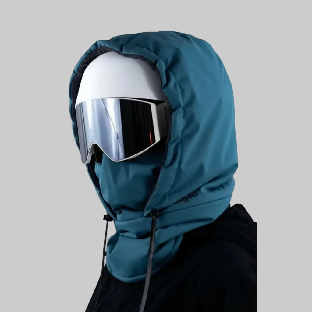 Waterproof Fleece Hat Outdoor Activities Windproof Adjustable 3in1 Function