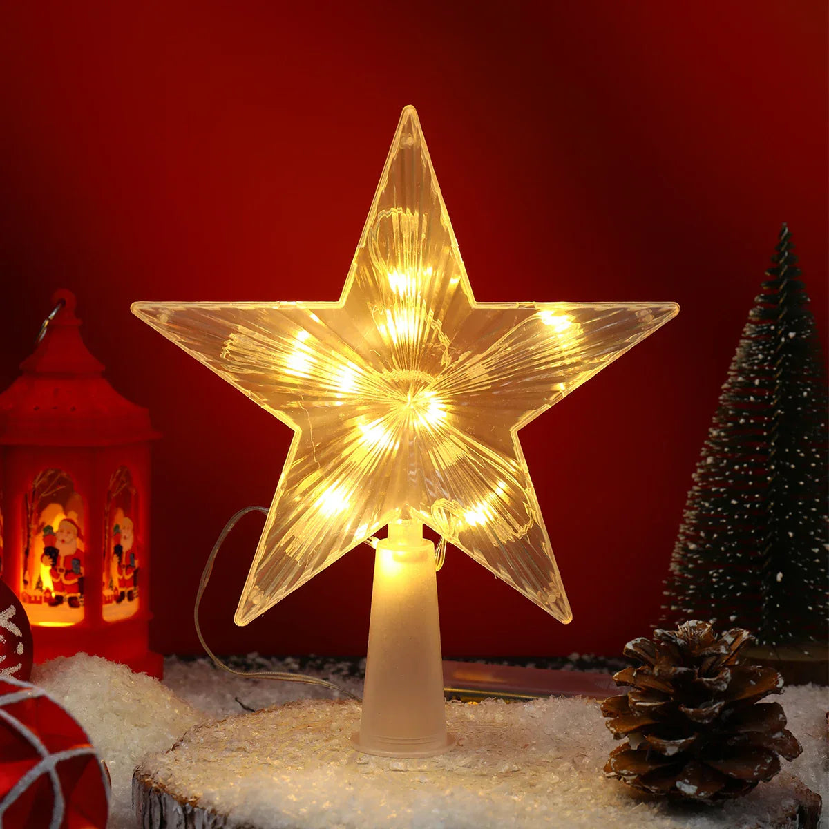 BrightStar - Luminous Star for the Top of the Christmas Tree