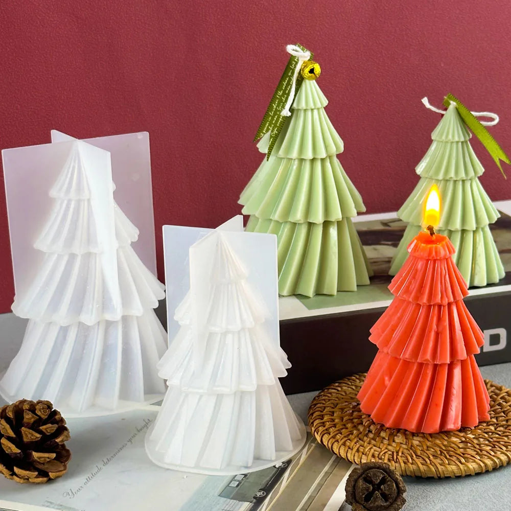 GeoPine – Geometric Pine Shape for Candles and Soap