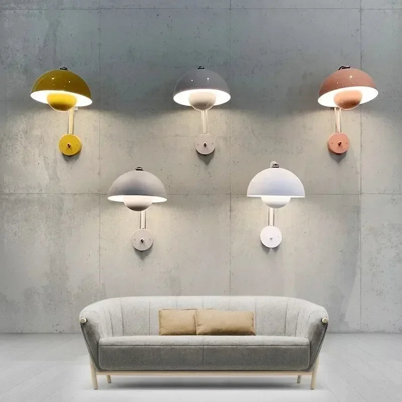 NordicGlow - Minimalistische Multikleur LED Wandlamp voor Slaapkamer en Woonkamer