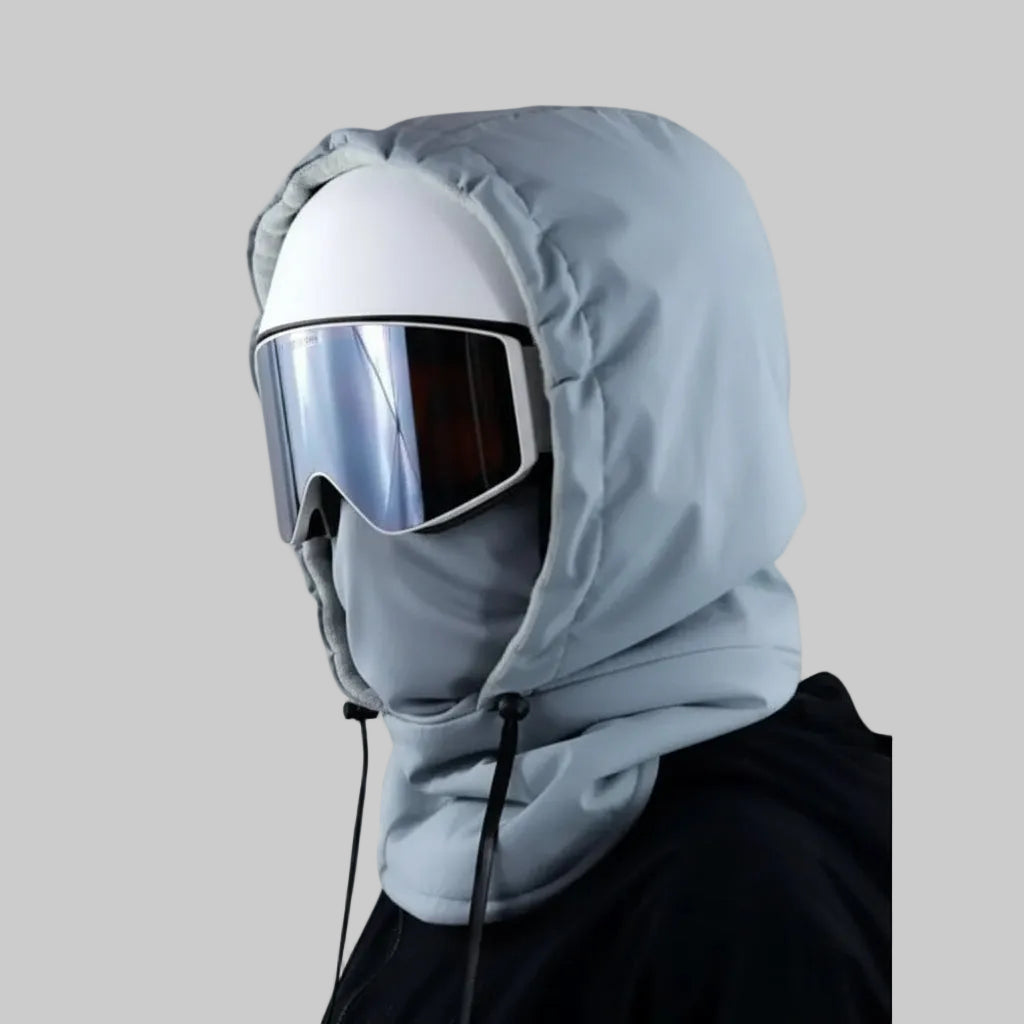 Waterproof Fleece Hat Outdoor Activities Windproof Adjustable 3in1 Function
