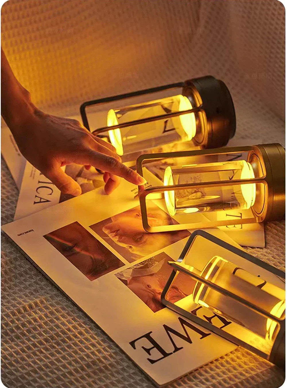 GlowStar - Porta Calore e Stile nel Tuo Spazio con la Lampada da Tavolo GlowStar Radiant Affection
