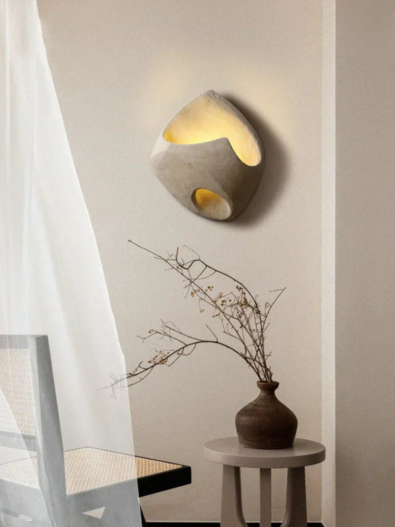 EddaGlow – Lámpara de pared de arte industrial para un ambiente único