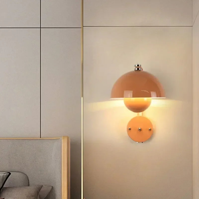 NordicGlow - Minimalist Multicolor LED Wall Lamp for Bedroom and Living Room