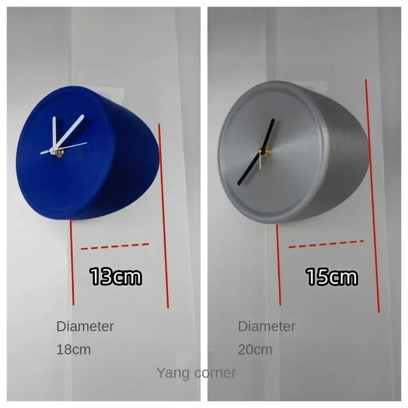 SilentCorner - Silent Wall Clock without Drilling for Corners in the House
