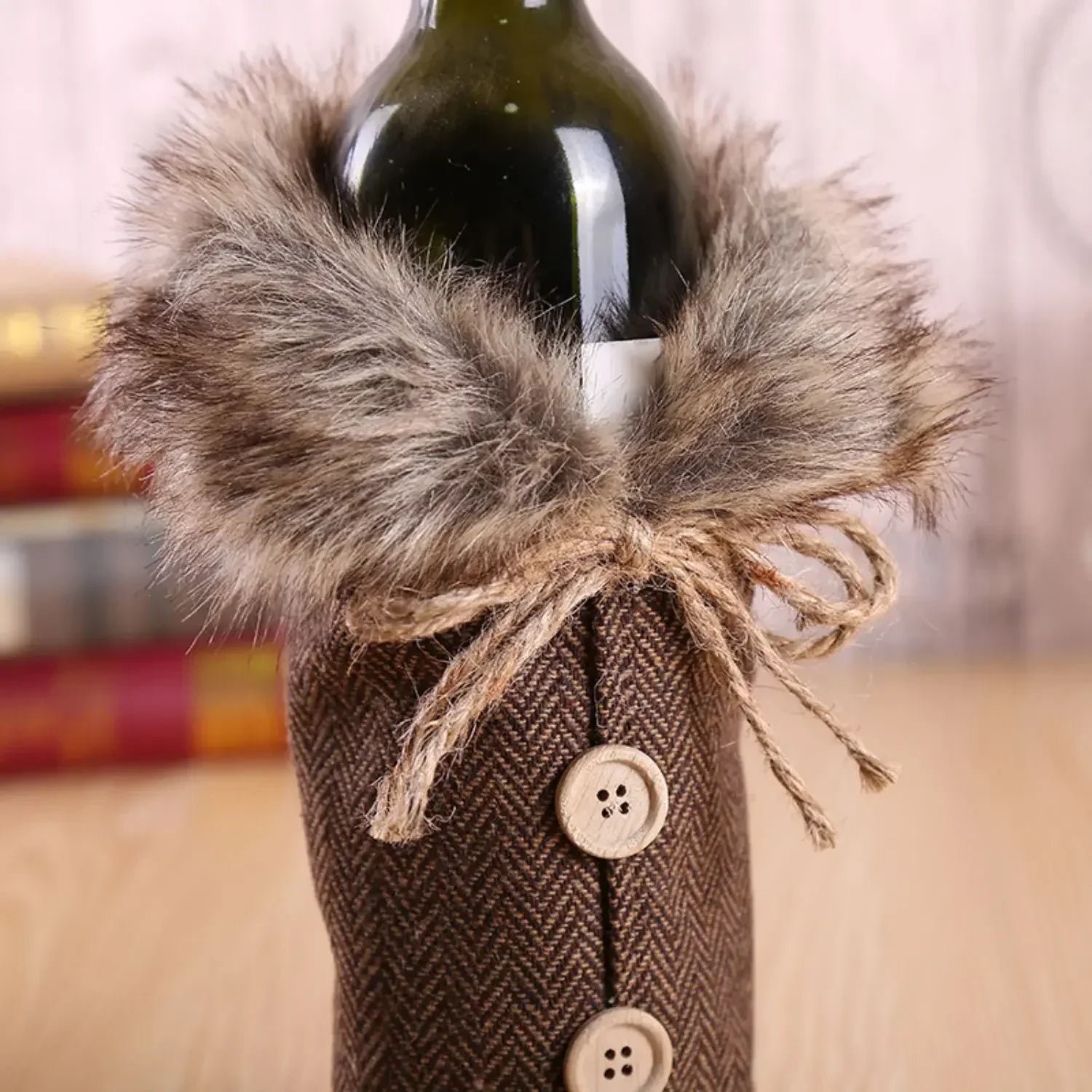 WineWrap - Wine Bottle Cover for Christmas