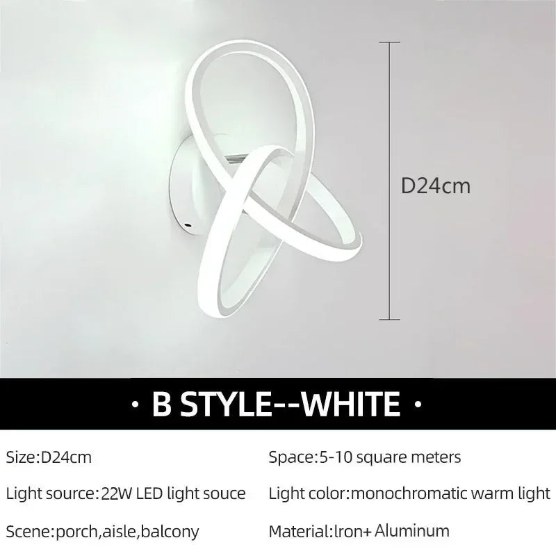 LumiLine - LED Wall Lamp and Ceiling Light for Bedroom and Living Room