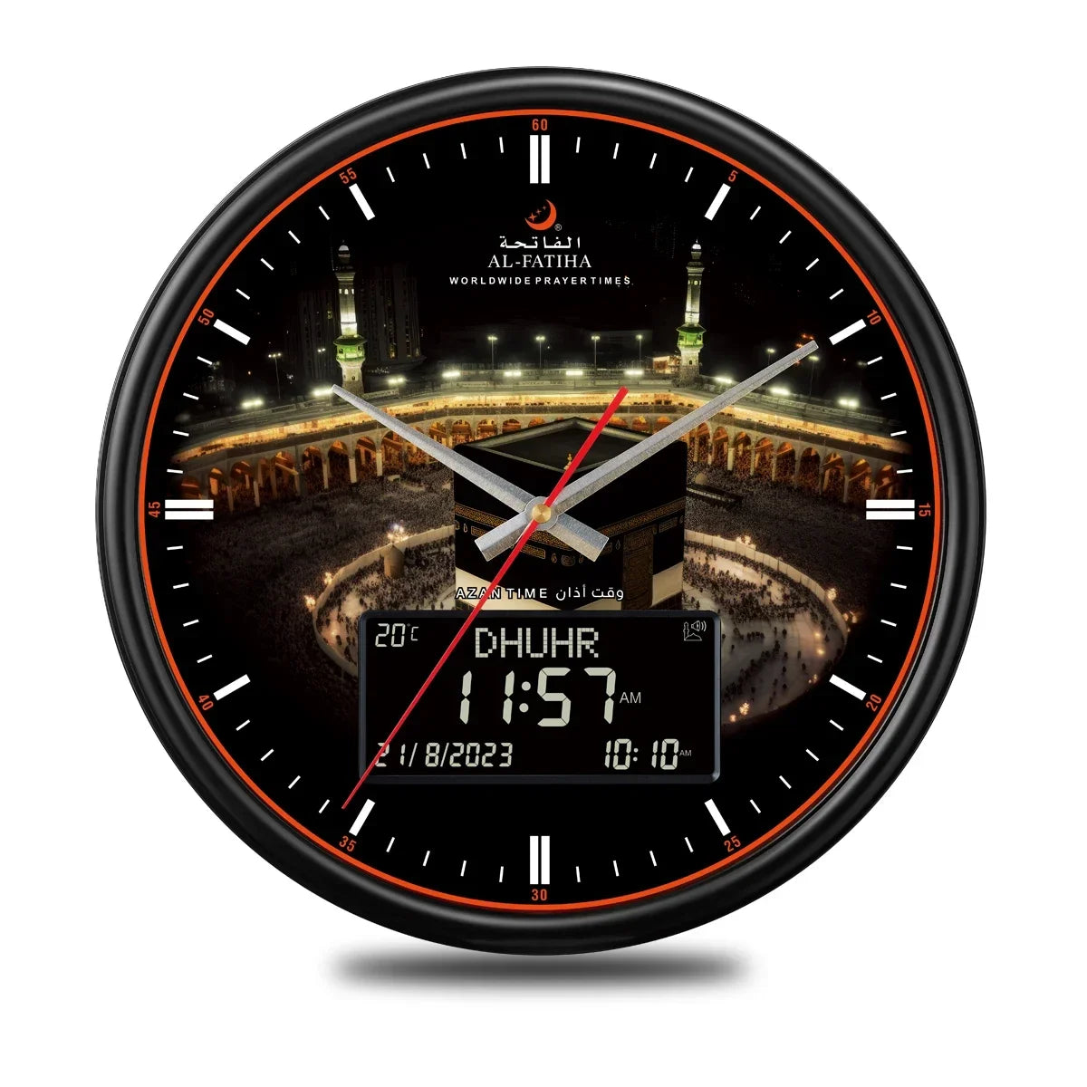 PrayerTime - Smart Wall Clock with Azan and Hijri Calendar