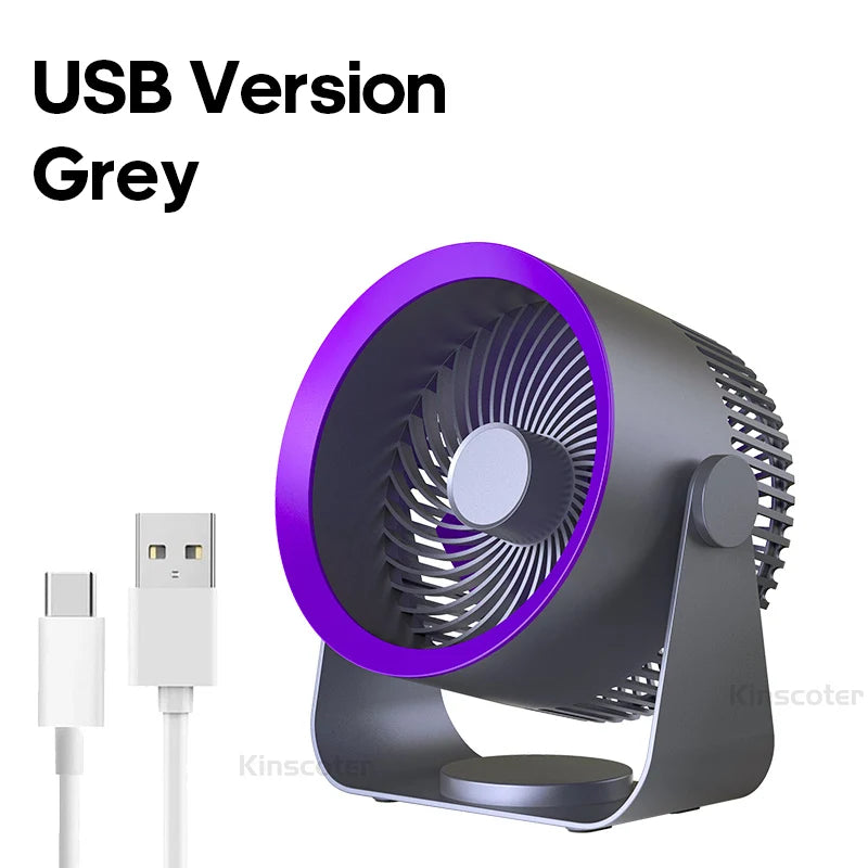 Ventoinha USB Portátil para Refrescar em Movimento