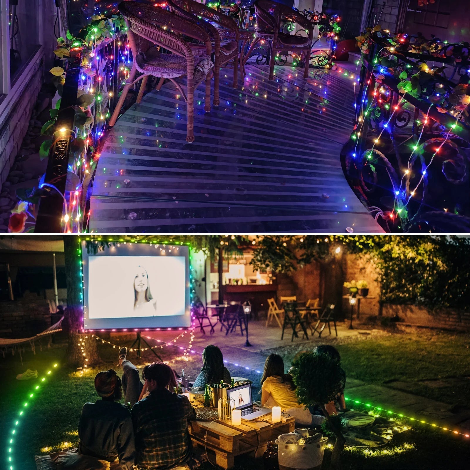 TwinkleGlow - Illuminazione festiva con RGBIC per Natale ed eventi
