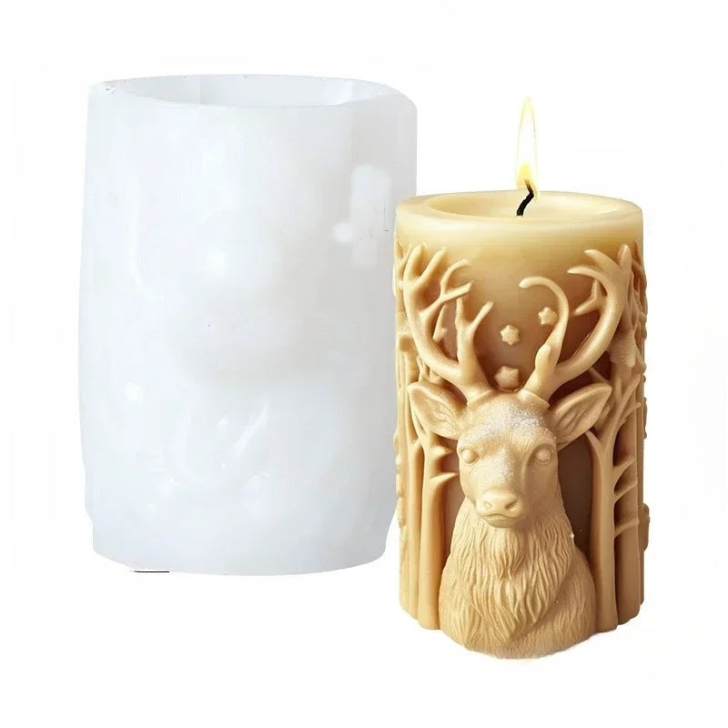 ElkMold – Elegant 3D Christmas Candle Molds
