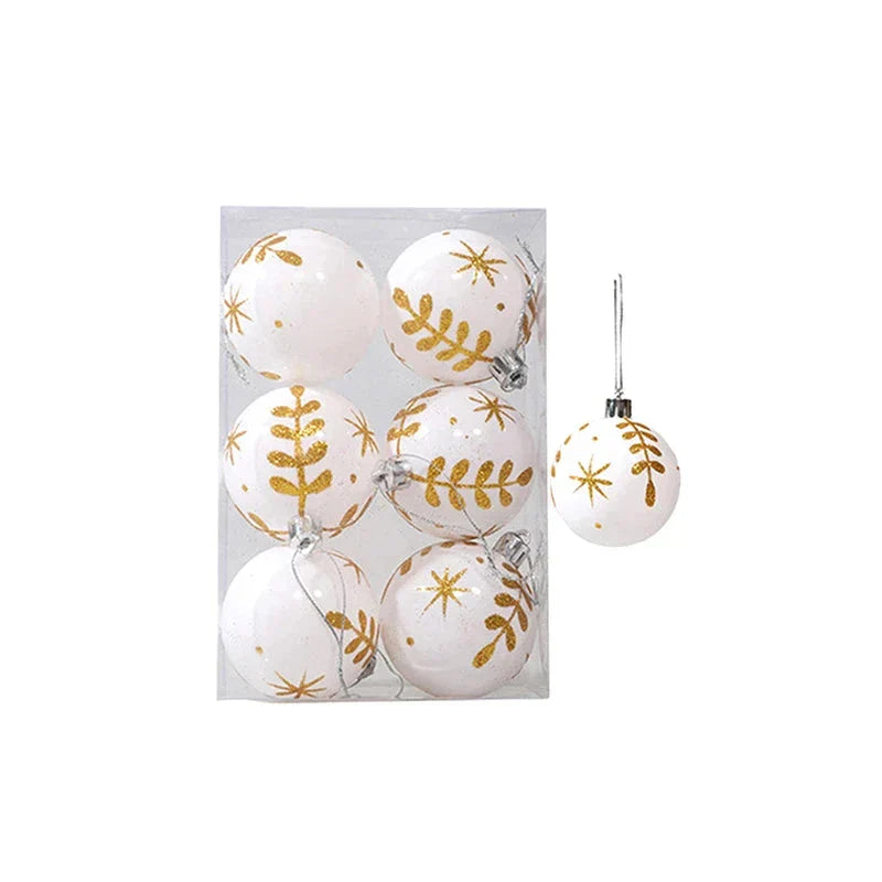 WinterGlans - Elegant Snowflake Christmas Ornaments