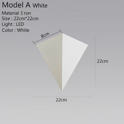 TriangleLight - Minimalist LED Wall Lamp 3W | Indoor Lighting