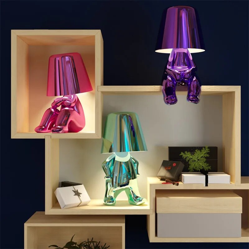 ThinkLuxe - Modern LED Table Lamp Resin Base