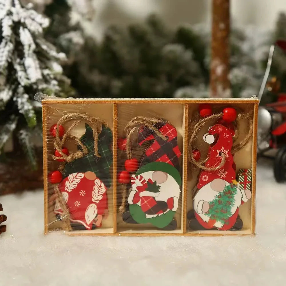 OrnamentGnomes – Wooden Hanging Decorations for Christmas