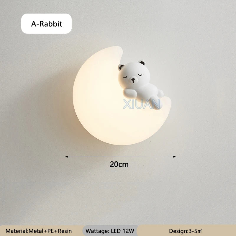 MoonAnimal - Creative Moon Lamp for Children's Rooms and Bedrooms