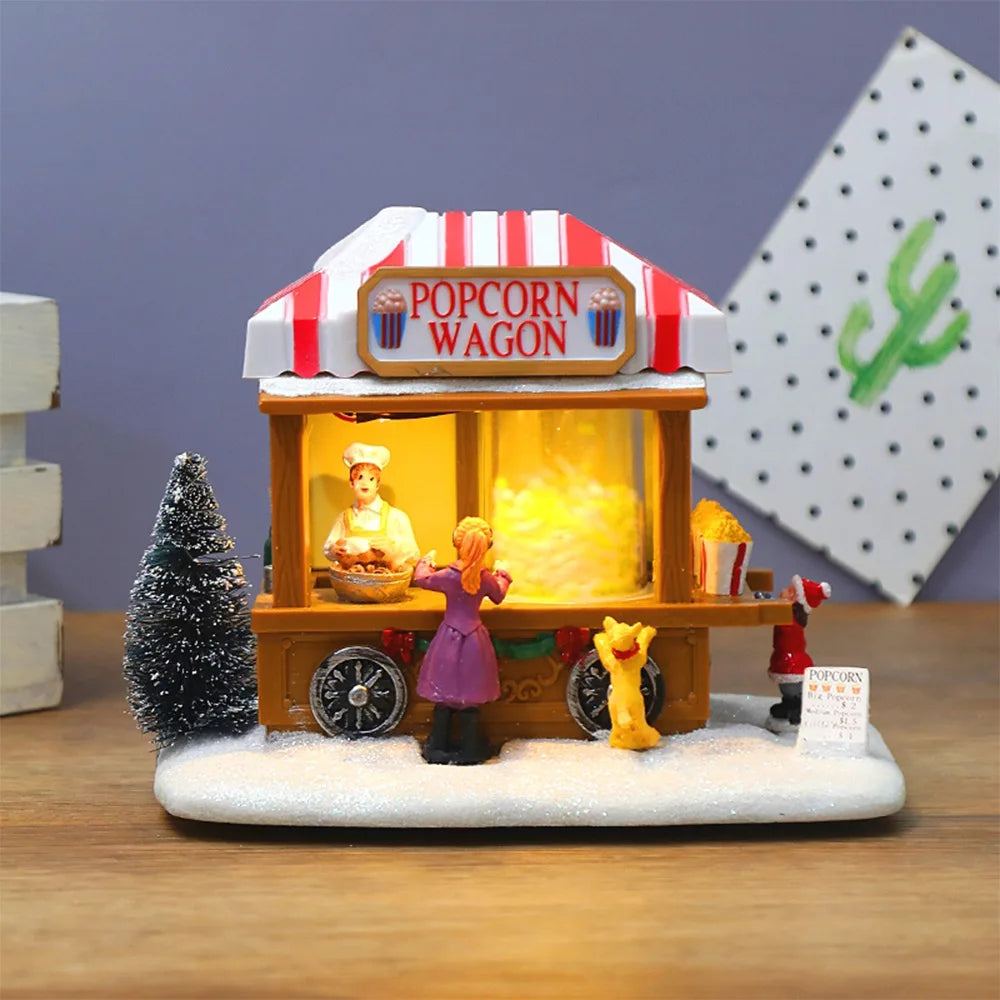 ChristmasPop - Musical Popcorn House Christmas Decoration