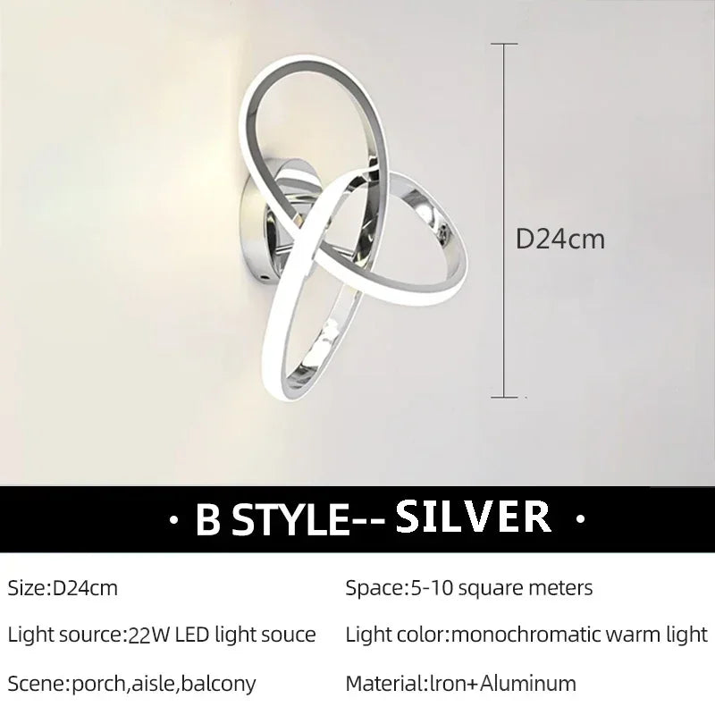 LumiLine - LED Wall Lamp and Ceiling Light for Bedroom and Living Room