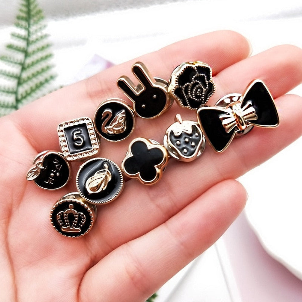 Snap Buttons Clothing Magnetic Metal Closure Blouses