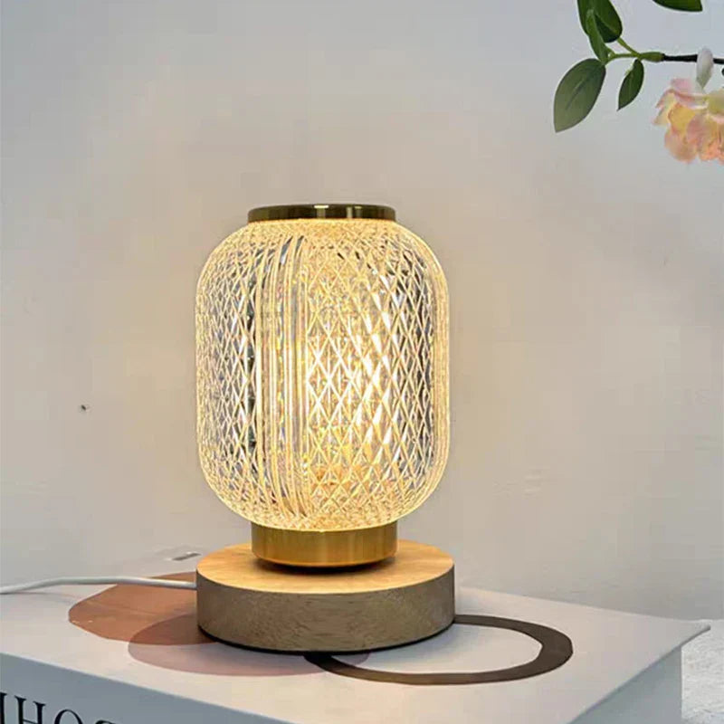 CrystalGlow - Luxury Crystal Table Lamp with LED Lighting