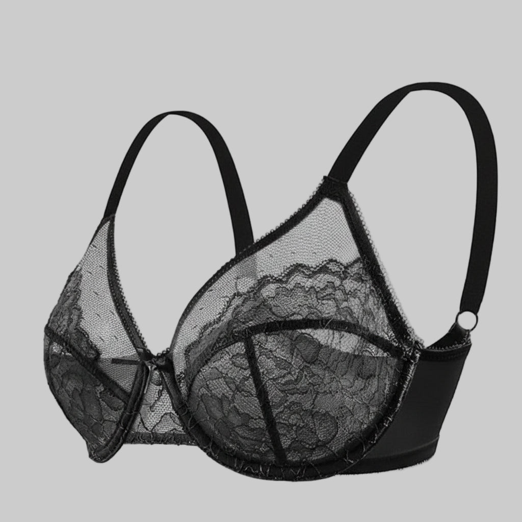 Lace Bra Underwire Comfortable Lift Elegant Support