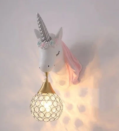 UnicornLight - Children's Room Wall Lamp Modern Cartoons Sconce Lamp