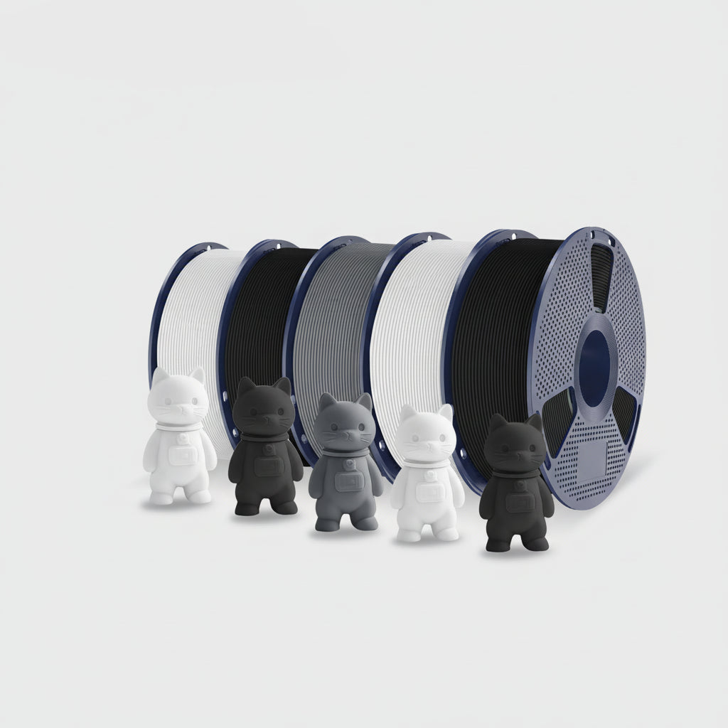 PLA Matte 3D Filament FDM Printers Colorful Environmentally Friendly Materials