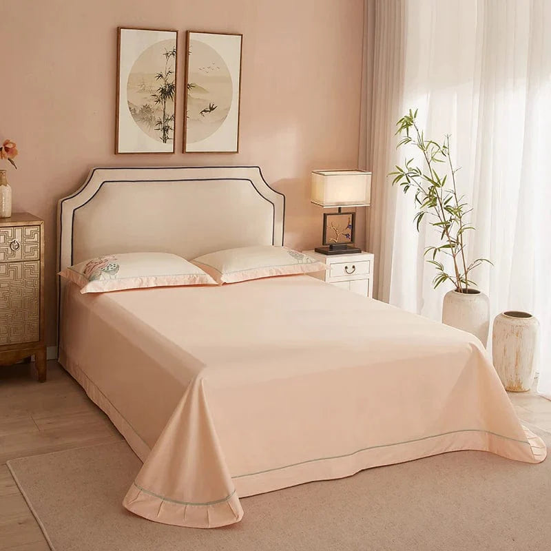 Set copripiumino Lotus Rosa (Cotone Egiziano)