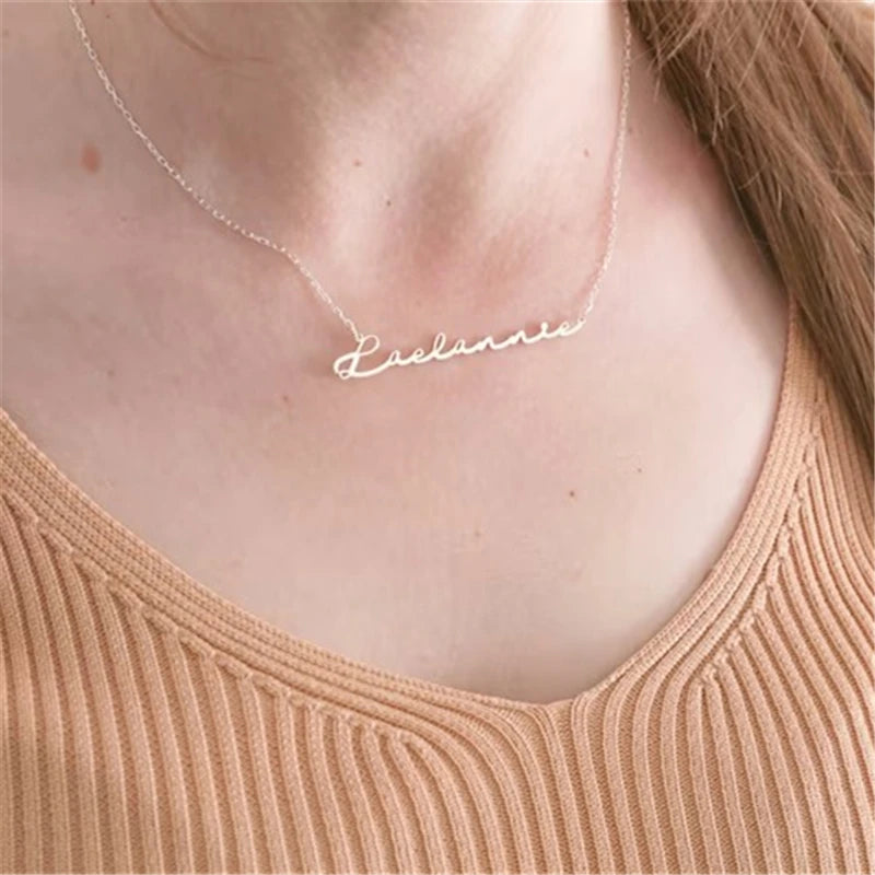 Collana Regalo Festa della Mamma Donna Ciondolo Nome Girocollo