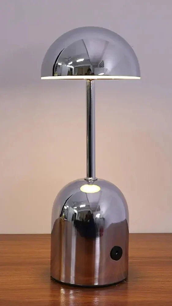GlowLuxe - Portable Dimmable Table Lamp – LED Metal Design for Atmospheric Lighting