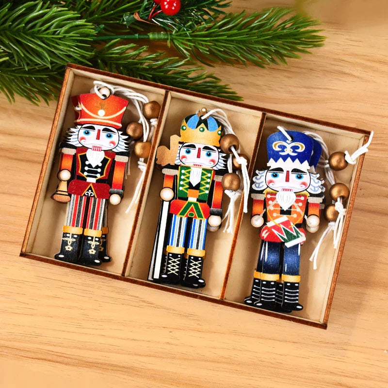 JoyOrnaments – Cheerful Wooden Christmas Pendants