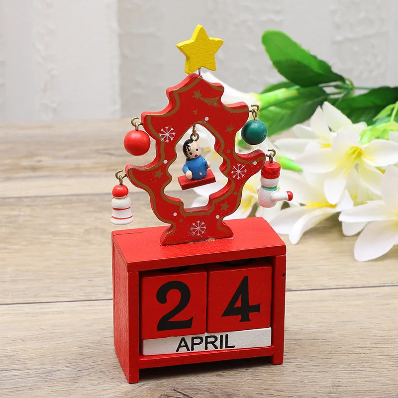 SantaBoom - Wooden Santa Christmas Tree for Festive Decoration