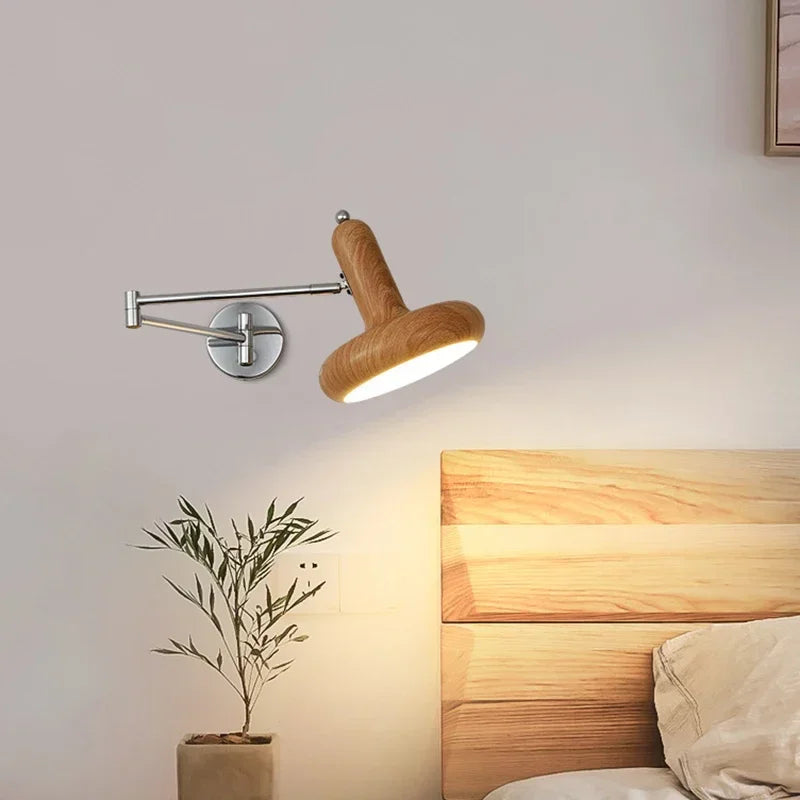LichtSwing - Lampada da parete LED minimalista per camera da letto e soggiorno