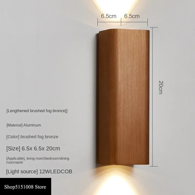GlowLuxe - Lámpara de pared LED moderna para dormitorio y pasillo