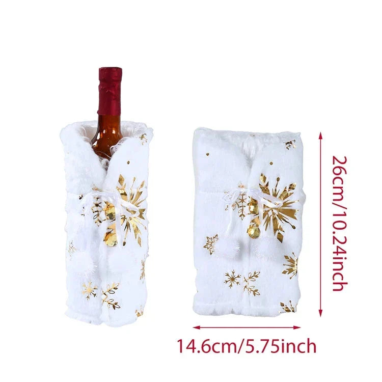 WineWrap - Wine Bottle Cover for Christmas