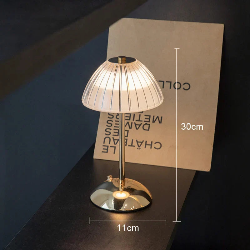 LumeLuxe – Dimmable LED Table Lamp with Scandinavian Design & USB