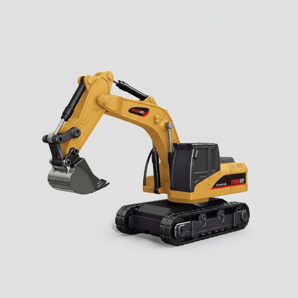 Conjunto de Veículos de Construção Brinquedo Escavadora Empilhador