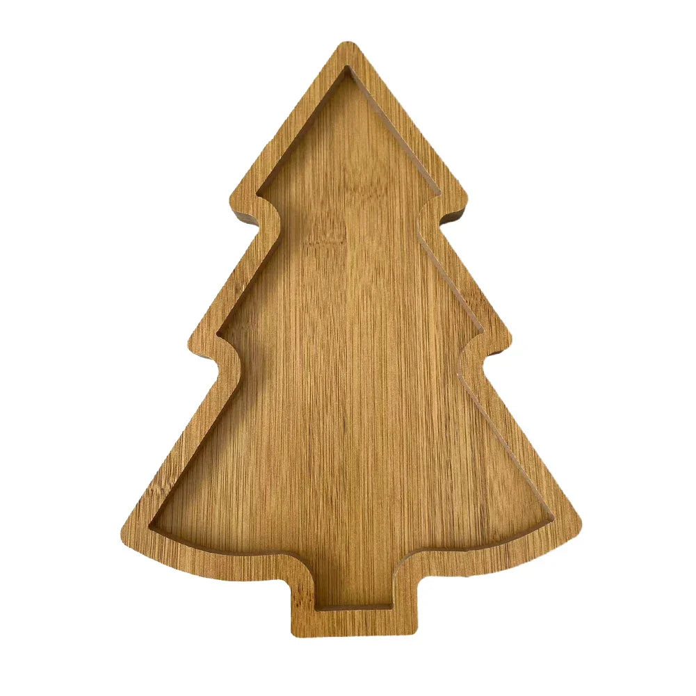 FeastWood - Wooden Christmas Tree Serving Board