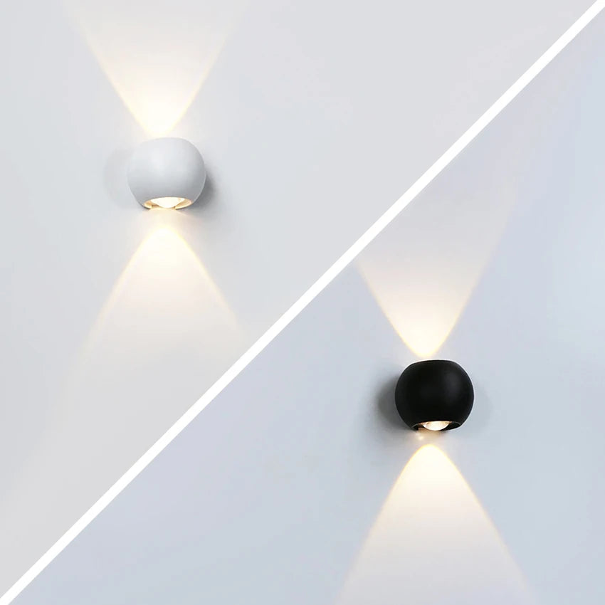SolarLuz - Montagem na Parede 6W | À Prova de Água para Exterior
