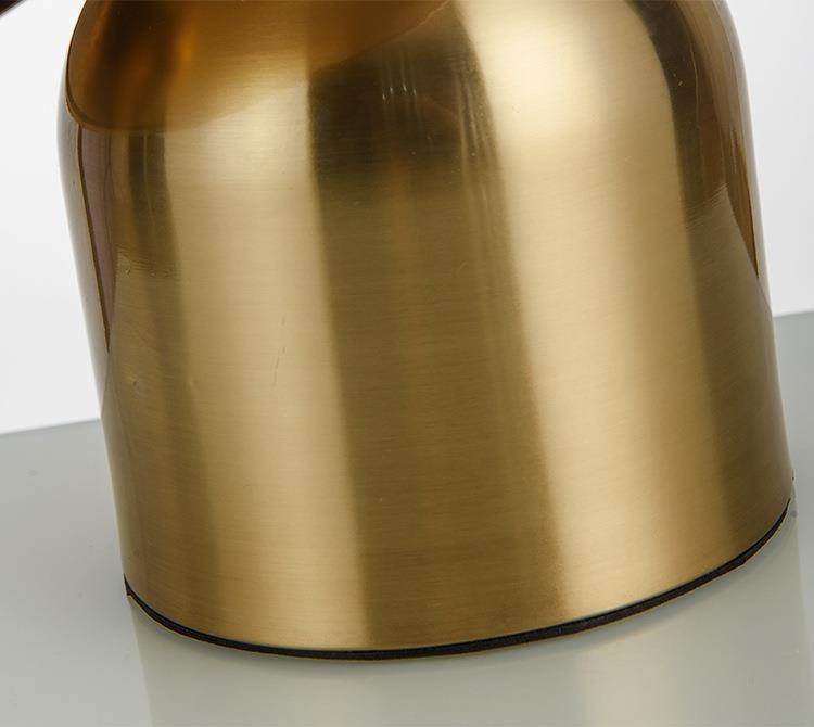LuxeLume - Golden Table Lamp with LED Lighting
