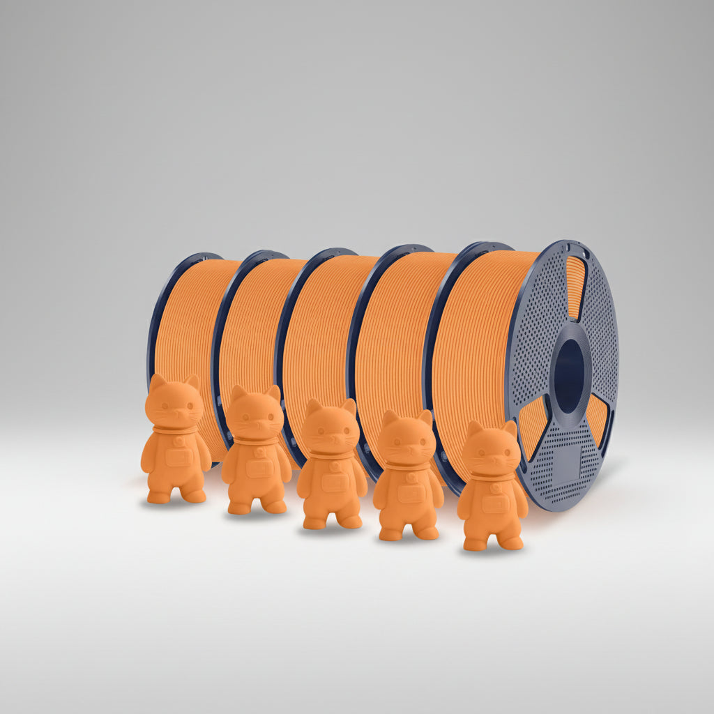 PLA Matte 3D Filament FDM Printers Colorful Environmentally Friendly Materials