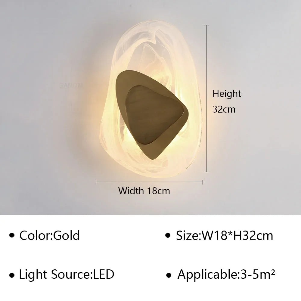 GlowElegance - Modern LED Wall Lamp for Bedroom and Living Room