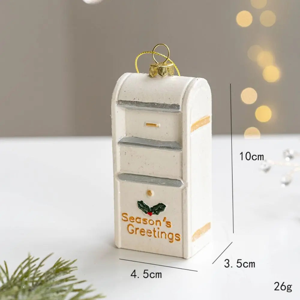 Christmas House - Snowman House Pendant