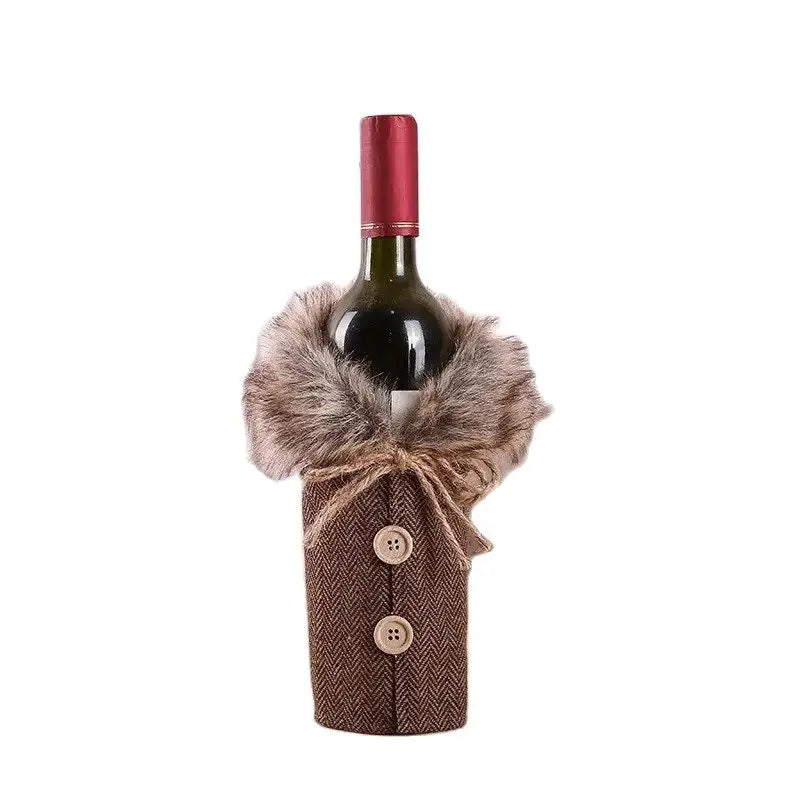 WineWrap - Wine Bottle Cover for Christmas