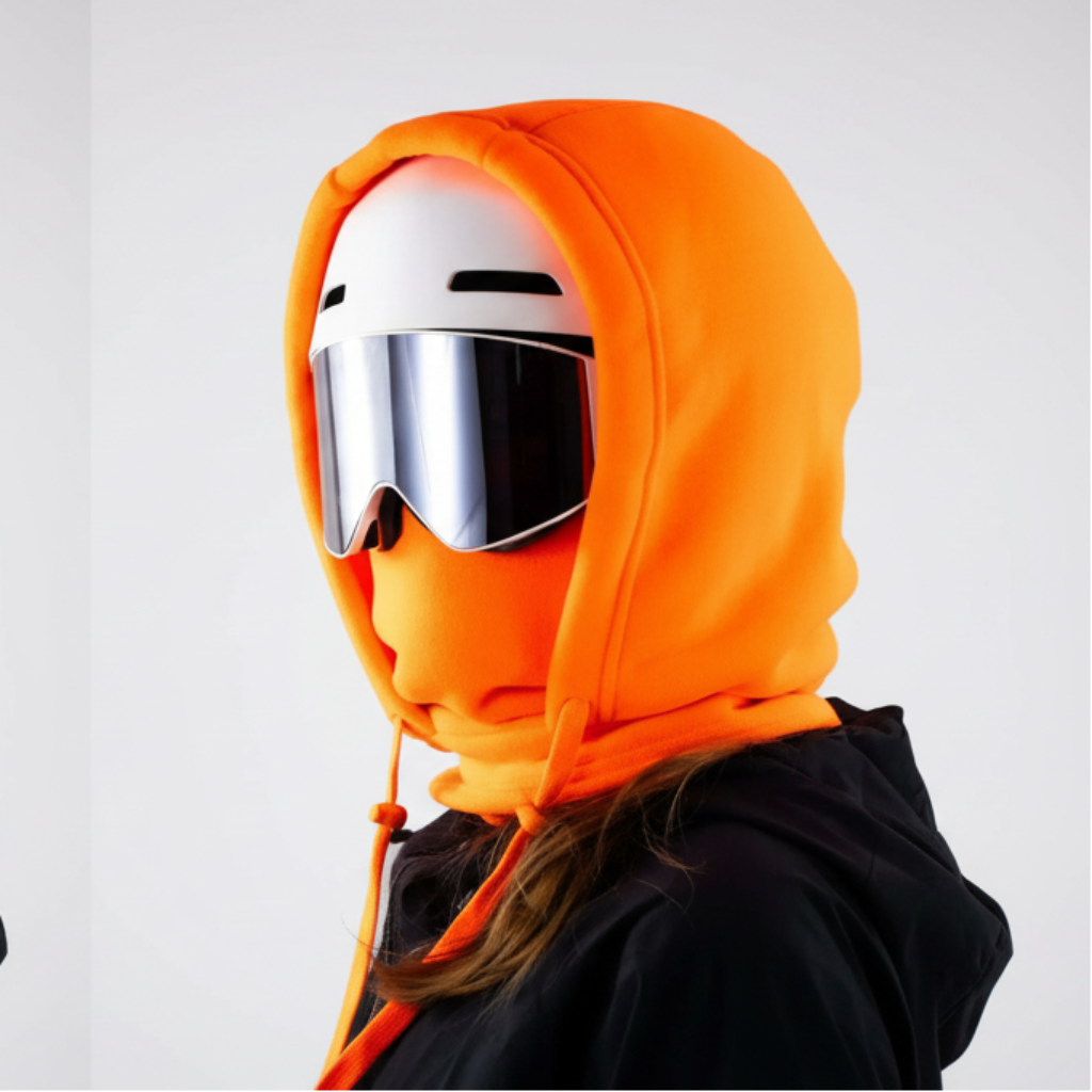 Waterproof Fleece Hat Outdoor Activities Windproof Adjustable 3in1 Function