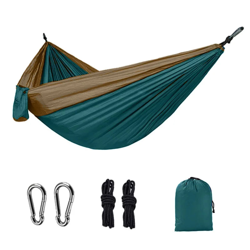 Single Person Portable Outdoor Camping Hammock made of Nylon