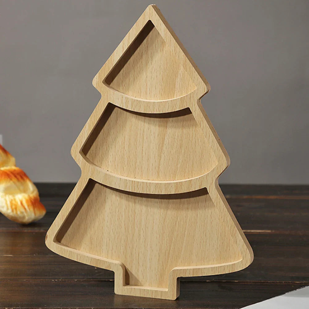 FeastWood - Wooden Christmas Tree Serving Board